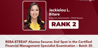 BSBA-ETEEAP Alumna Secures 2nd Spot in the Certified Financial Management Specialist Examination – Batch 20